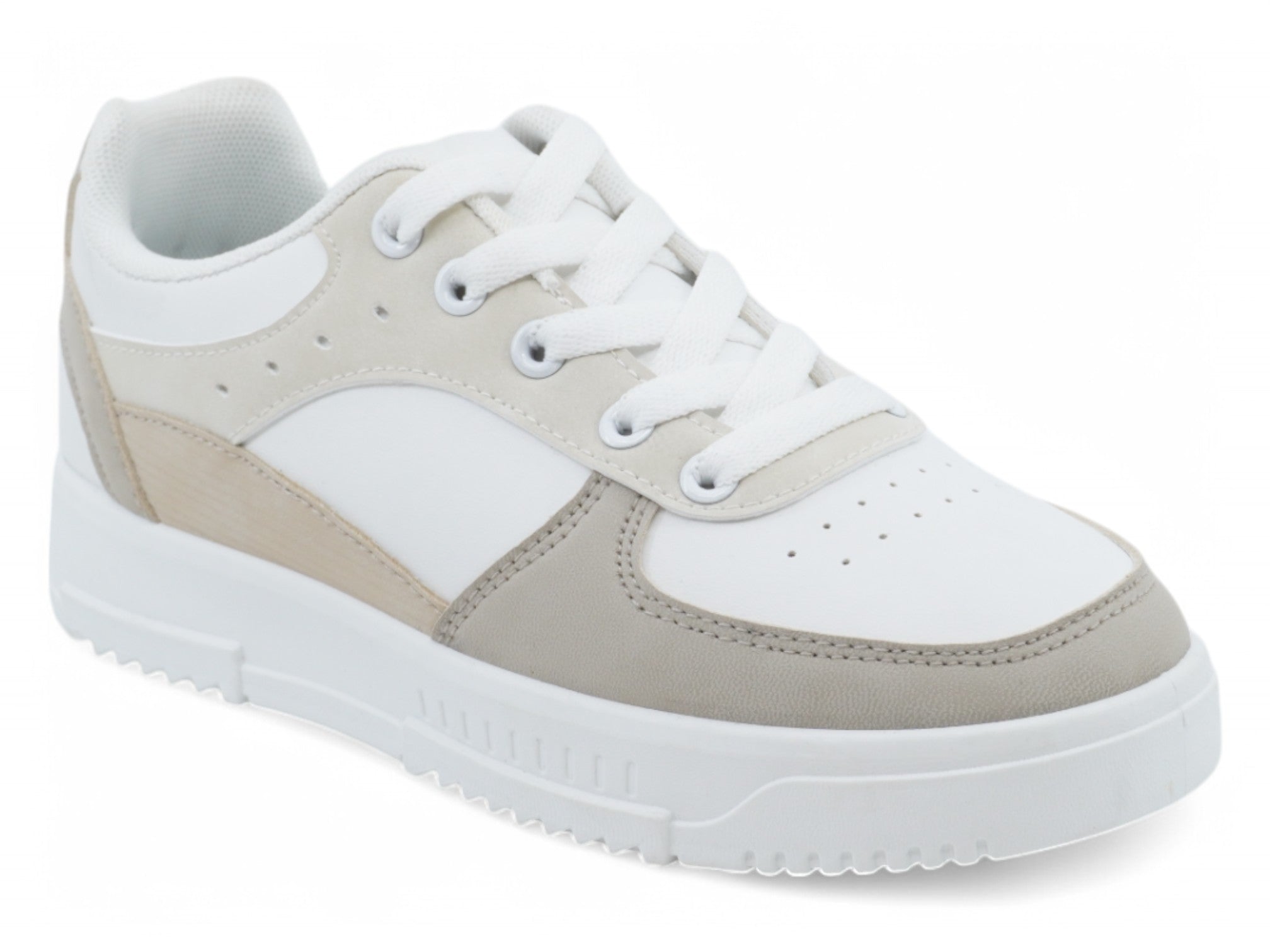 Women`s Beige Delanie Court Sneaker