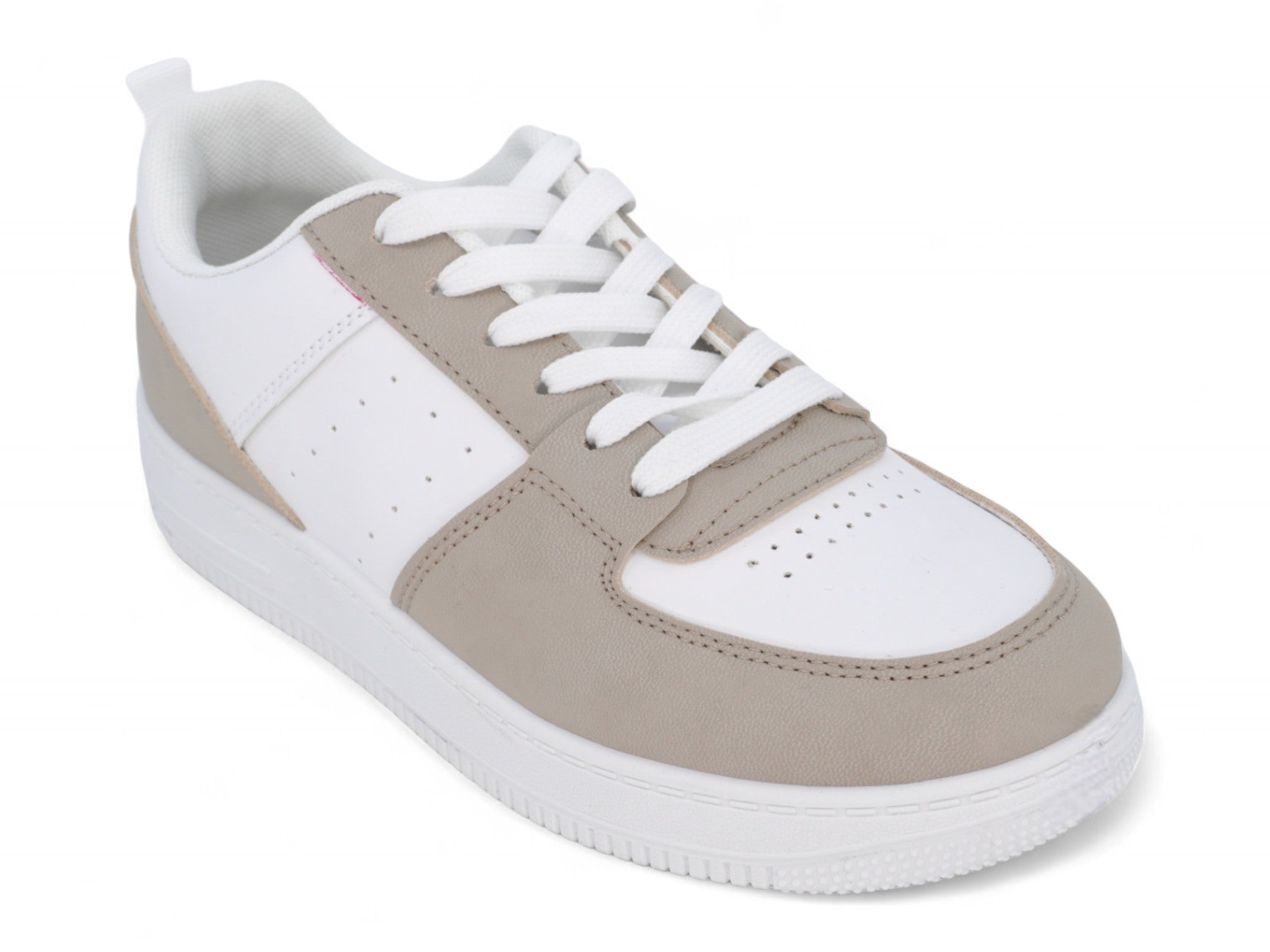 Women`s Taupe Court Side Sneaker