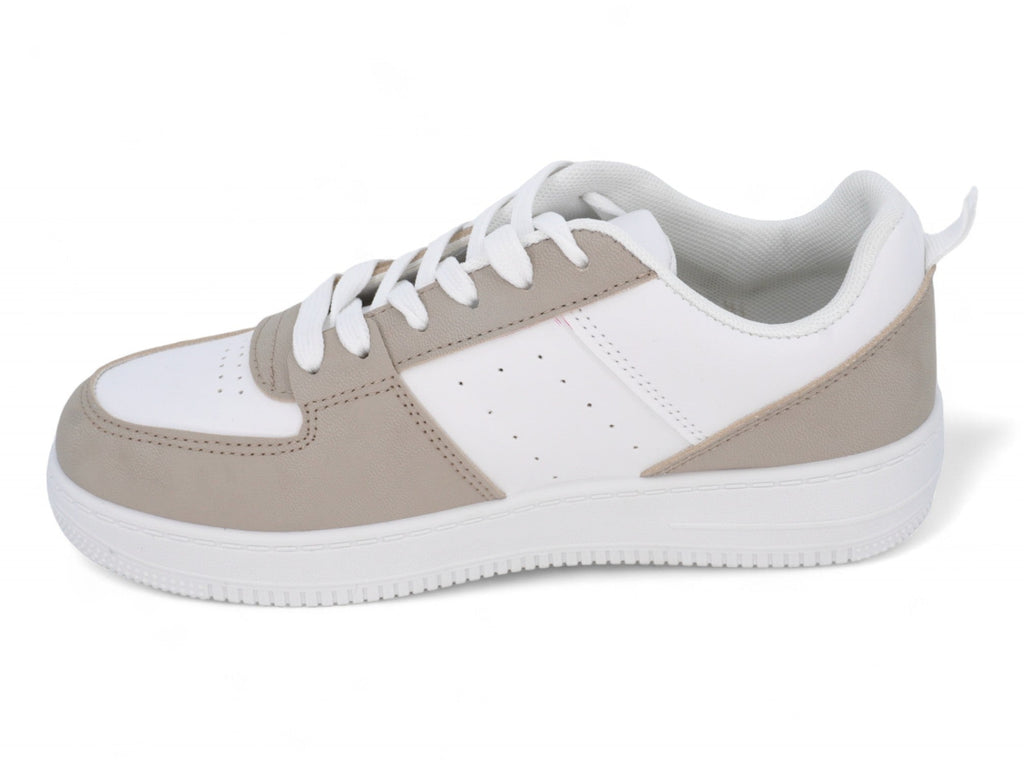 Women`s Taupe Court Side Sneaker