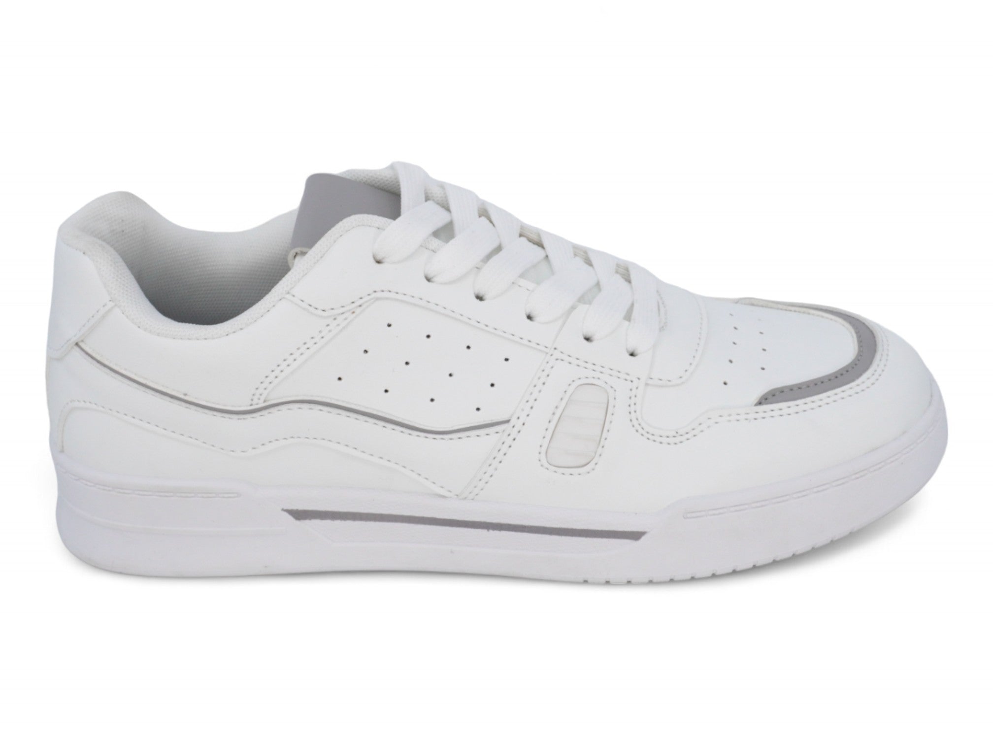 Women`s Gray & White Lexi Sneaker