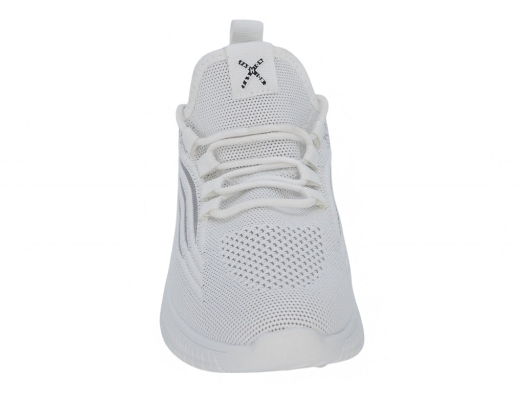 Women`s White Peppered Athletic Sneaker