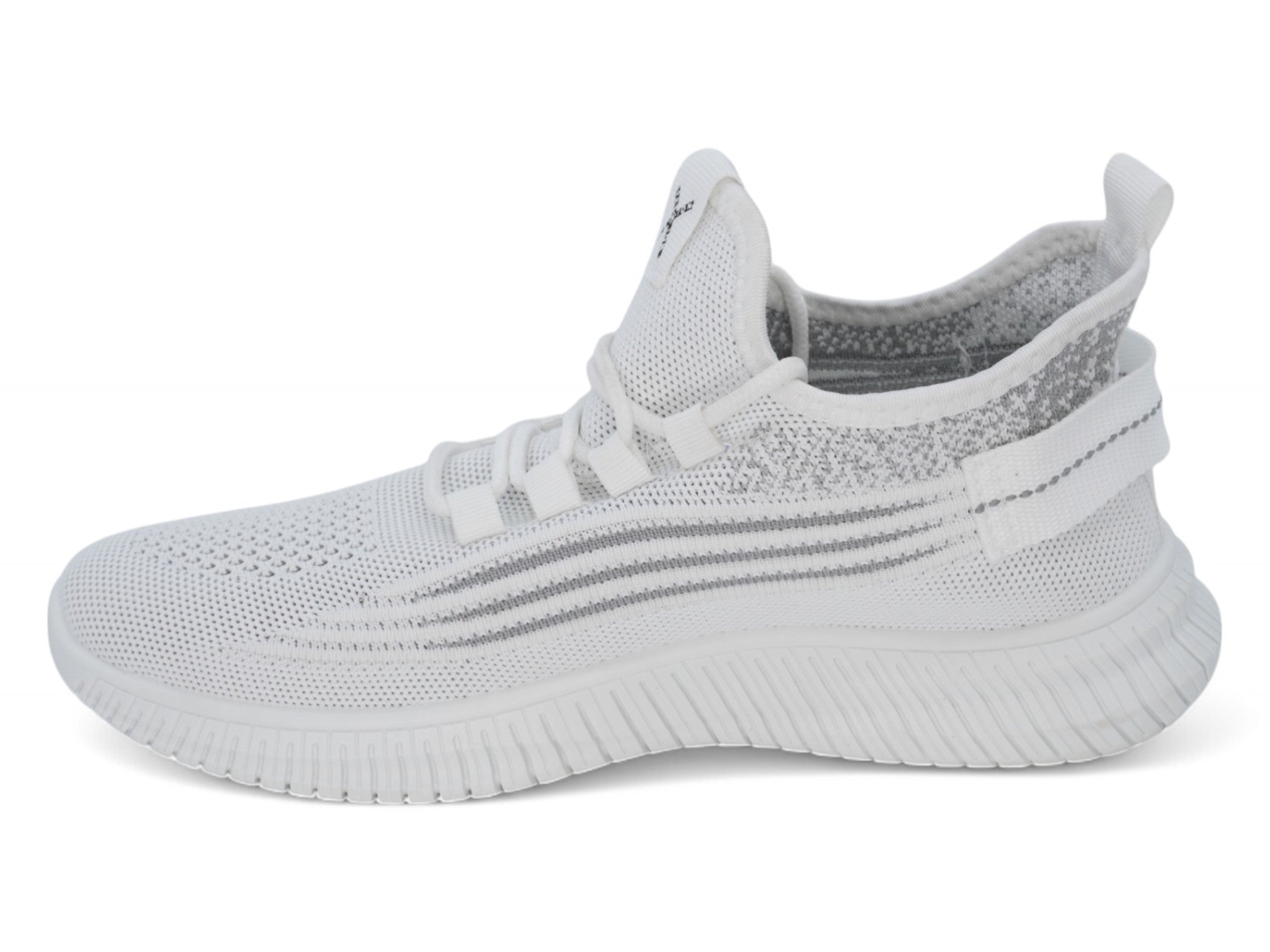 Women`s White Peppered Athletic Sneaker