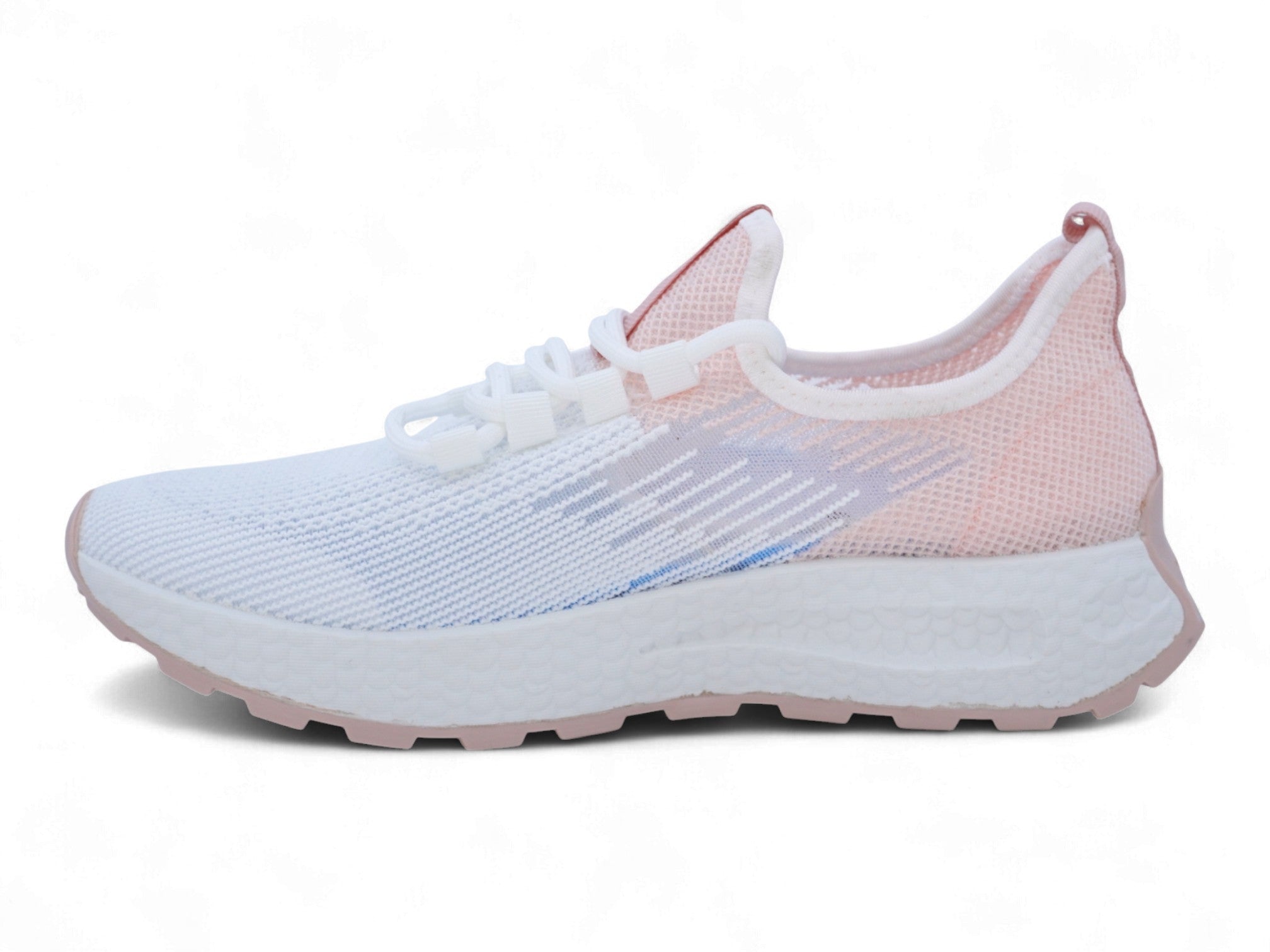 Women`s Pink & White Frosted Sneaker