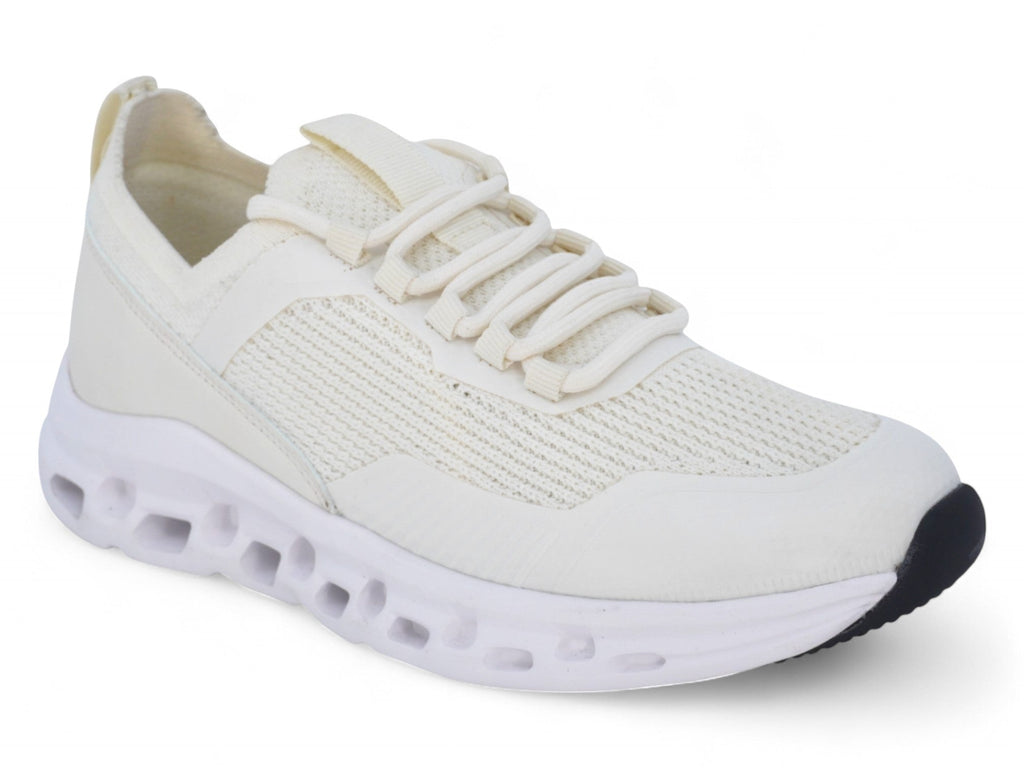 Women`s Cream Low Cut Sneaker