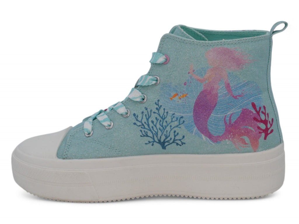 Girls Ariel High Top Sneaker