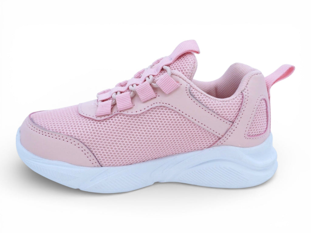 Girls` Pink Zig Zag Sneaker