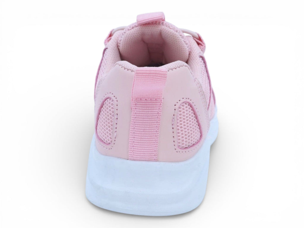 Girls` Pink Zig Zag Sneaker