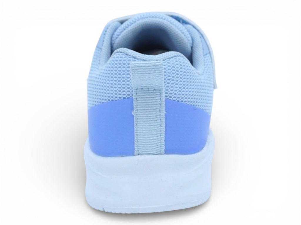 Girls` Blue Mesh Sneaker