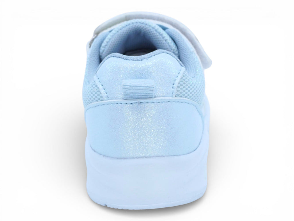 Girls` Blue Shimmer Sneaker