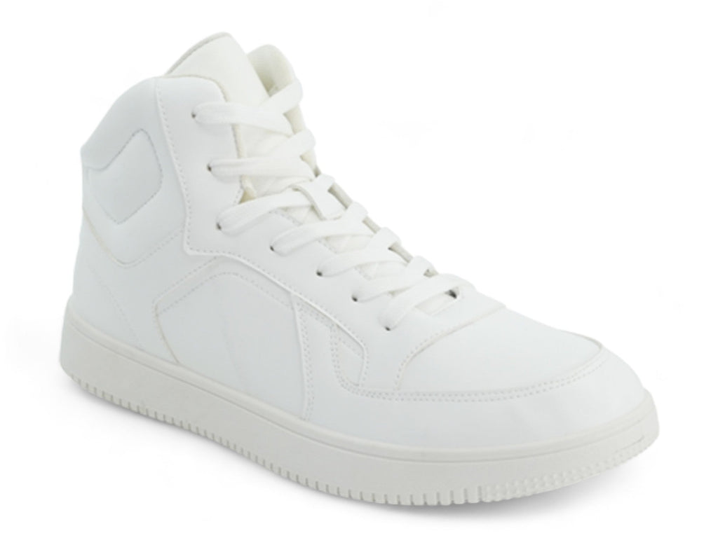Men`s Triple White High Top Sneaker