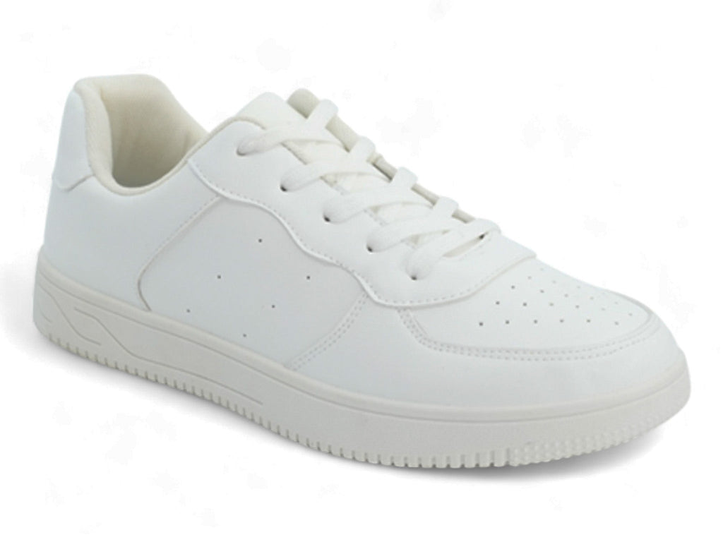 Men`s Triple White Low Top Sneaker