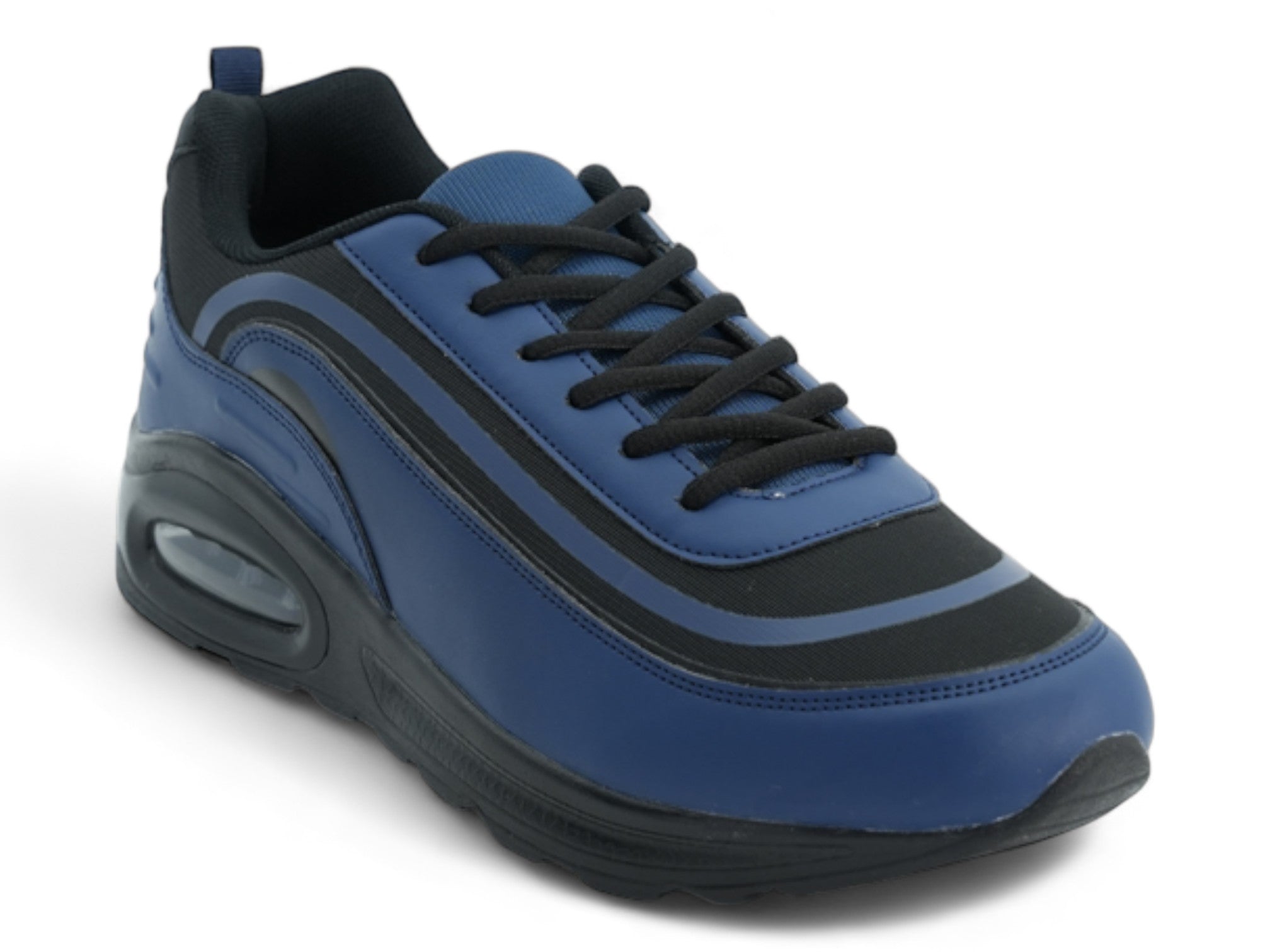 Men`s Navy & Orange Bubble Sneaker