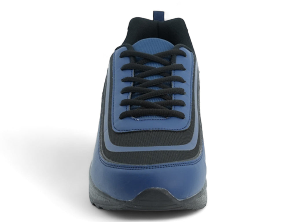Men`s Navy & Orange Bubble Sneaker