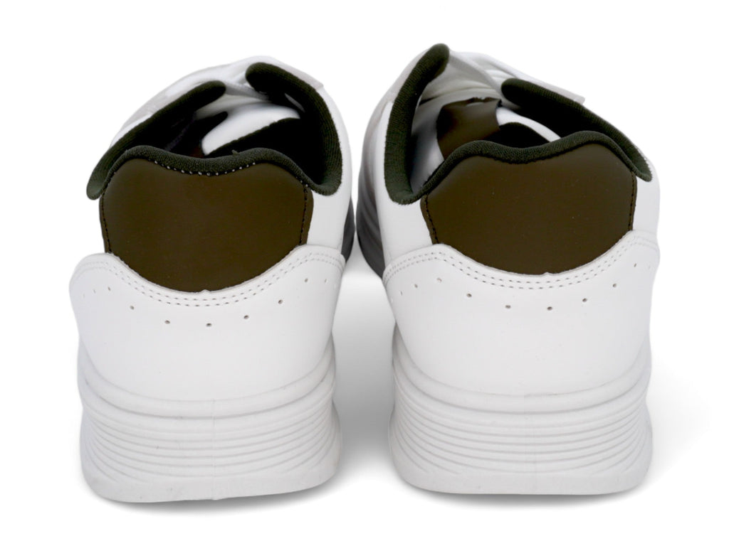 Men`s White & Beige Court Sneaker