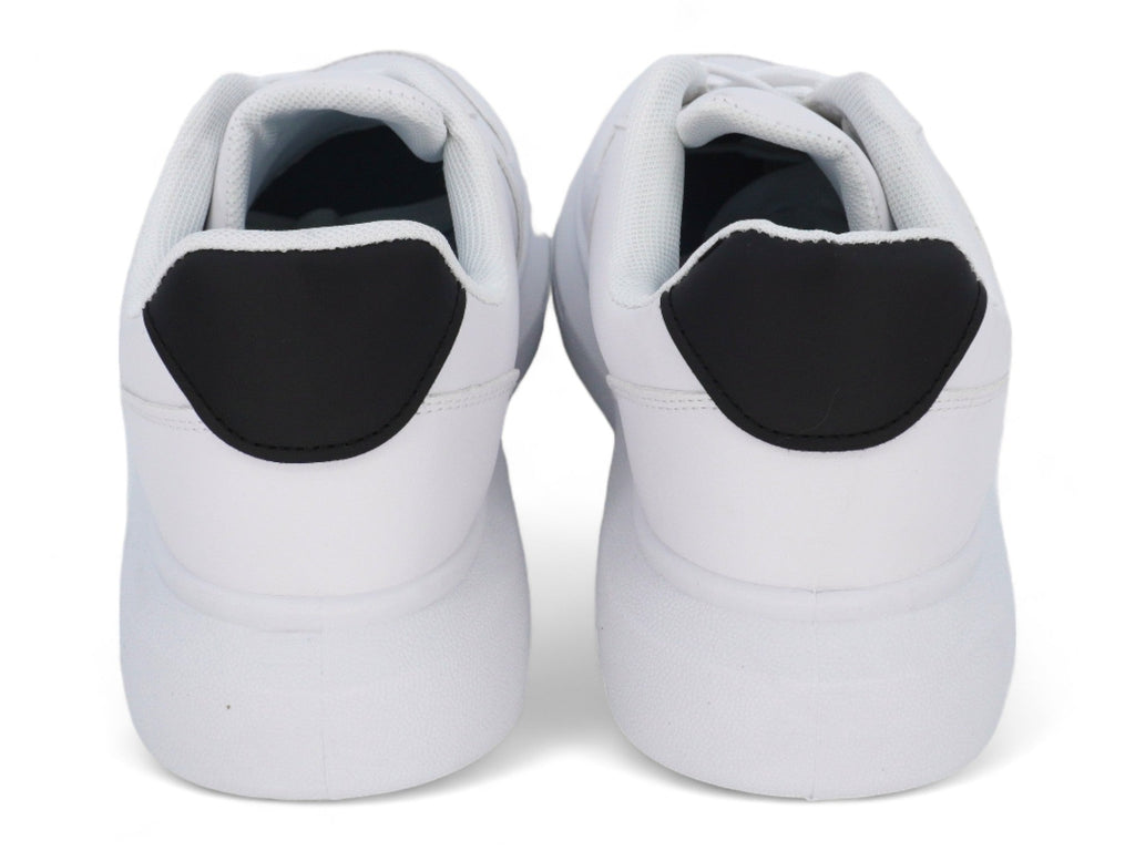 Men`s White Black Platform Sneaker