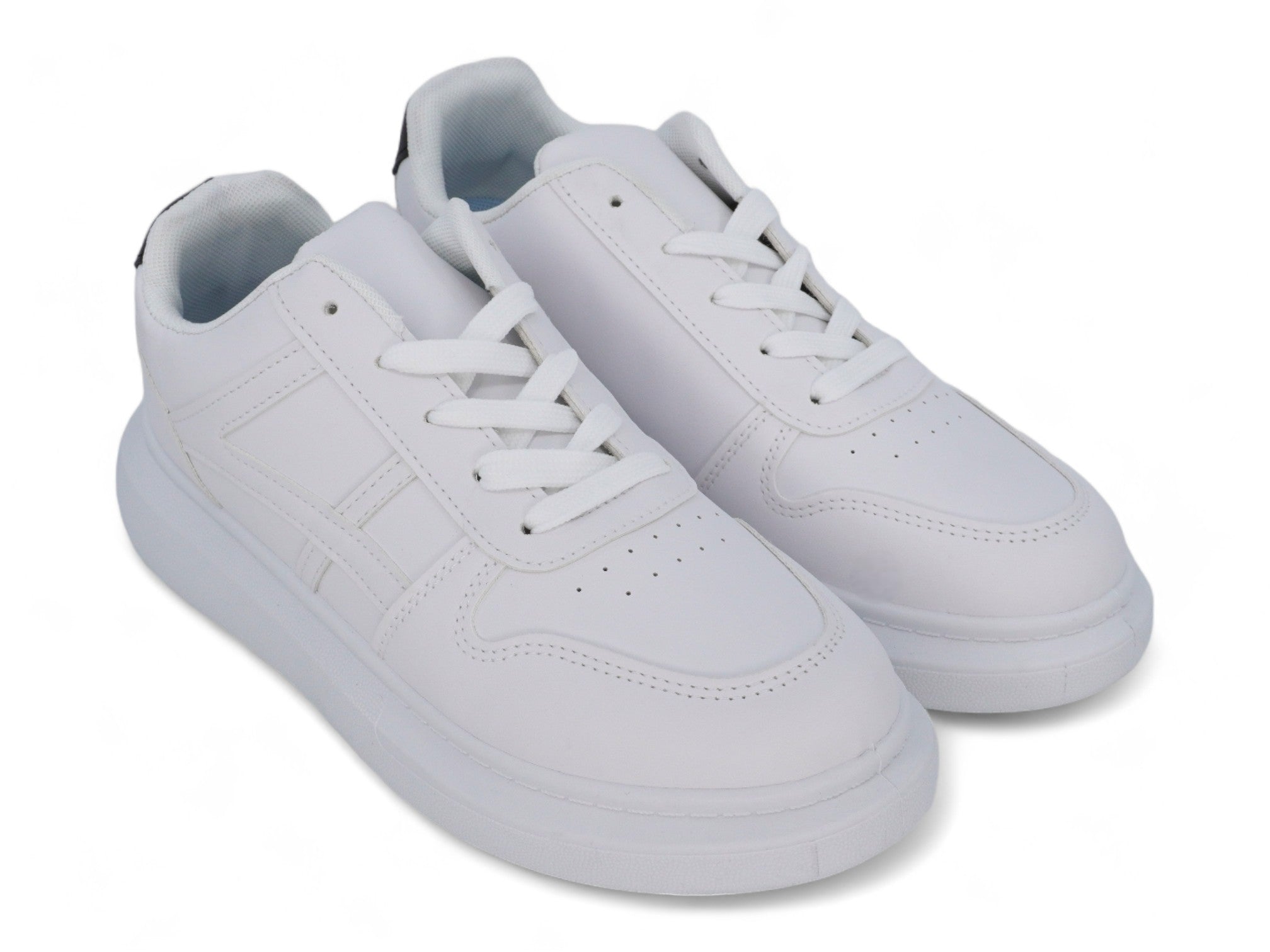 Men`s White Black Platform Sneaker
