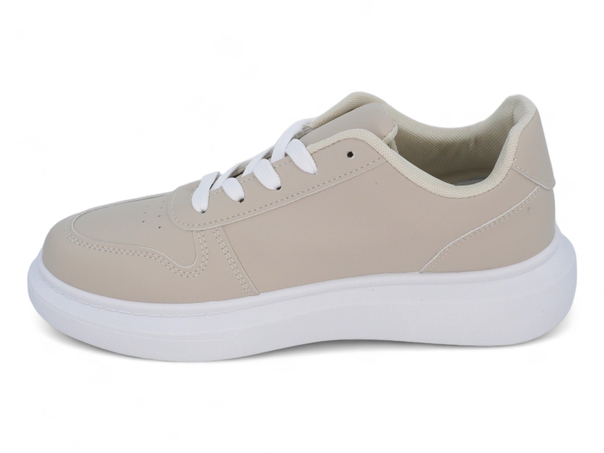 Men`s Beige Platform Sneaker