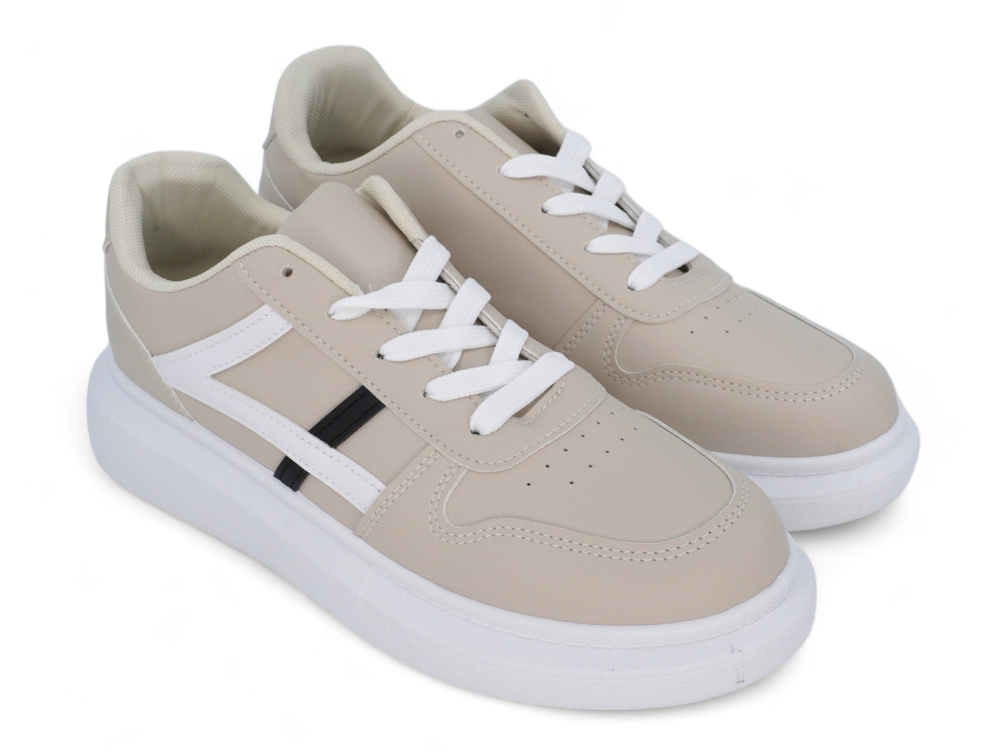 Men`s Beige Platform Sneaker