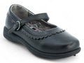 Girls Black Paula School Shoe