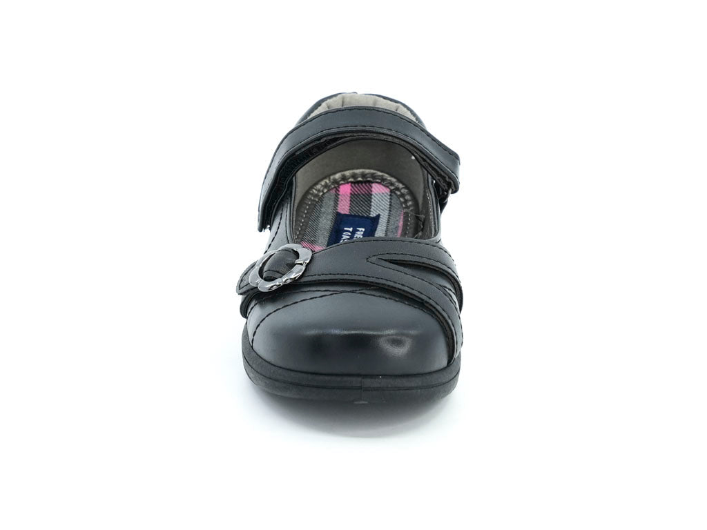 Girls Black India School Shoe
