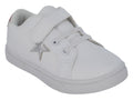 Toddler White & Silver Star Sneaker