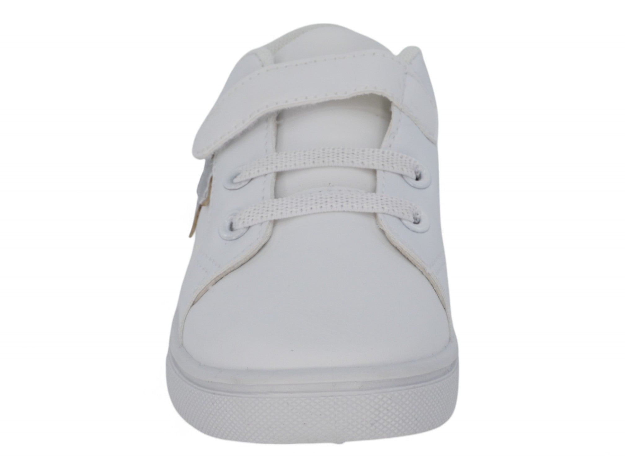 Toddler White & Silver Star Sneaker