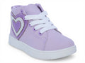 Toddler Purple Hearts Hi Top Sneaker