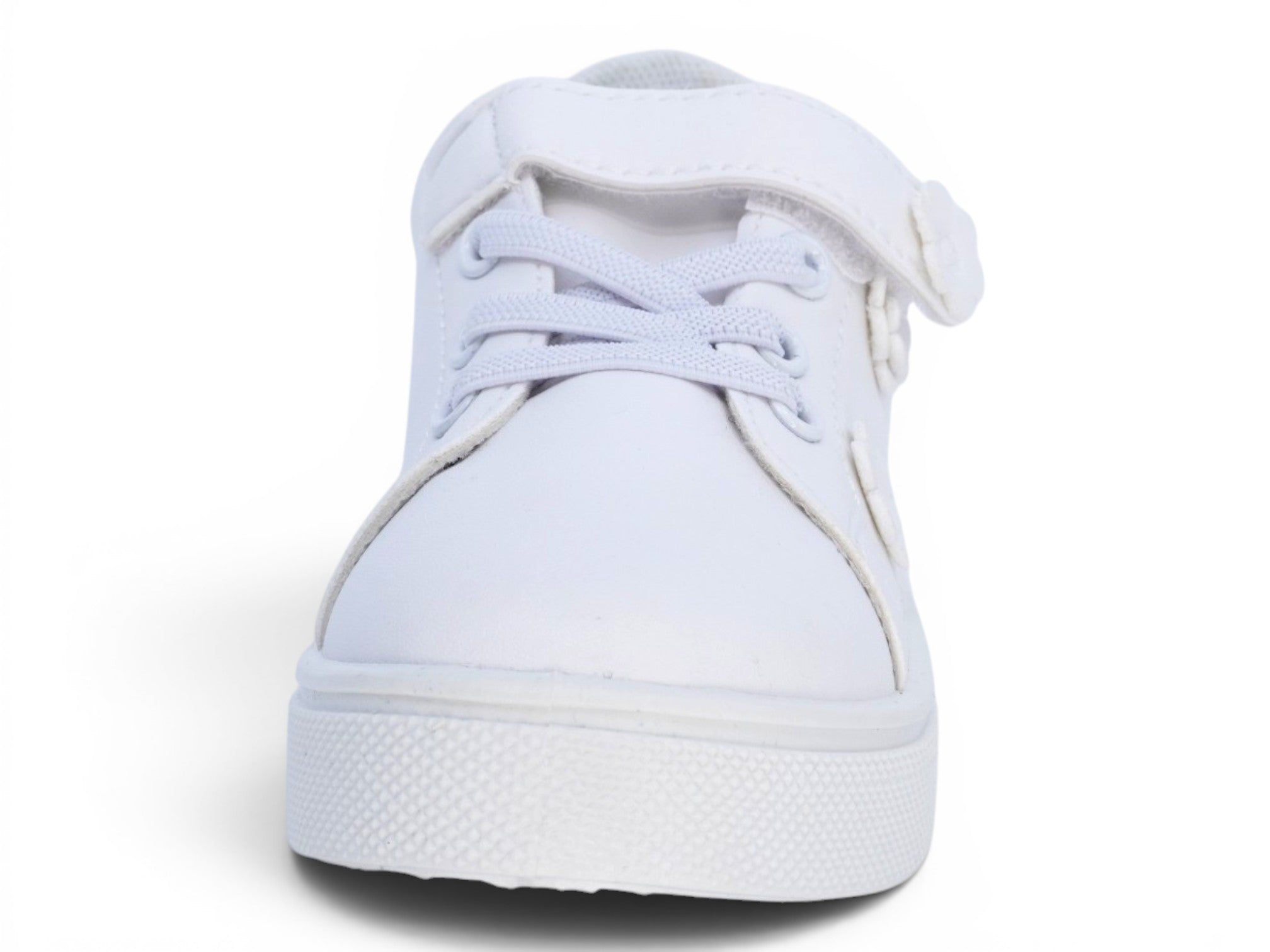 Toddler White 3D Flower Sneaker