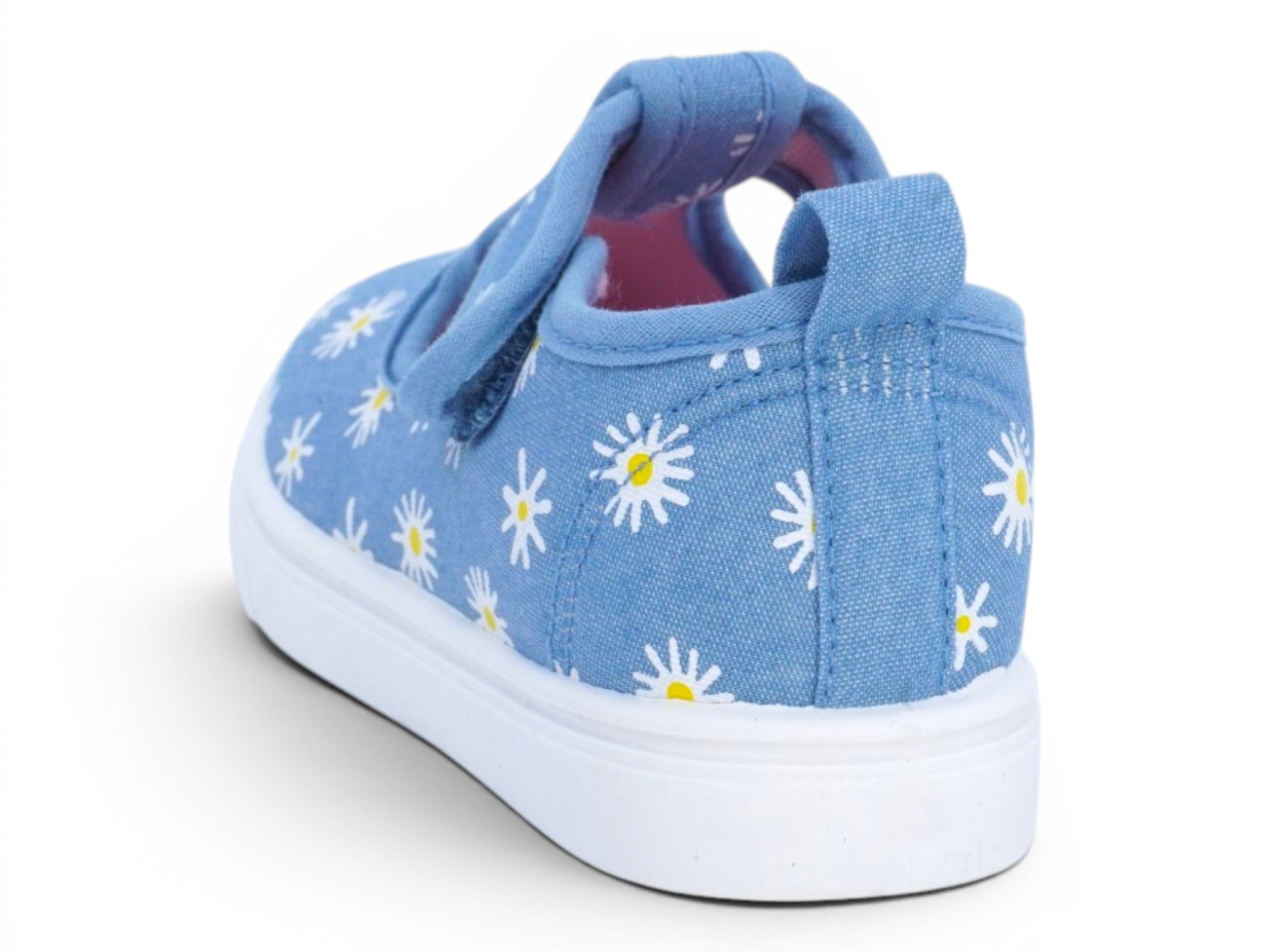Toddler Denim Daisy T-Strap Sneaker