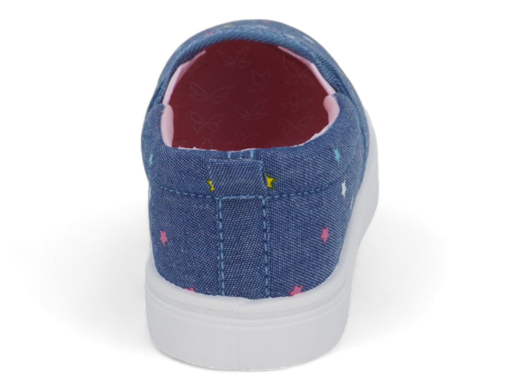 Girls` Denim Star Slip On