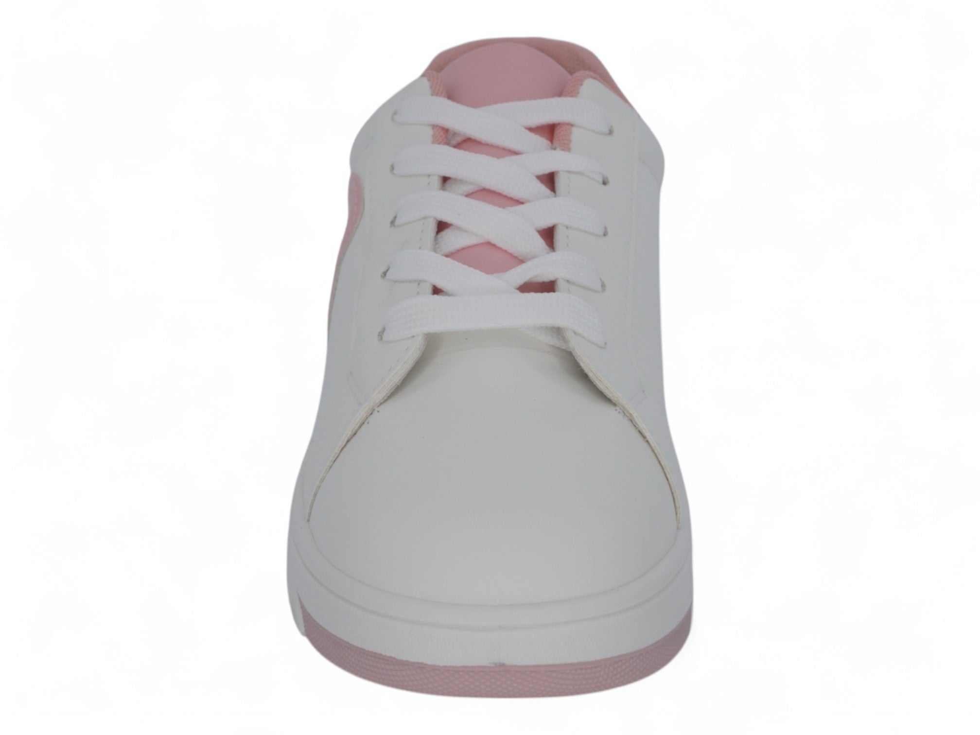 Girls` Pink B Low Top Sneaker