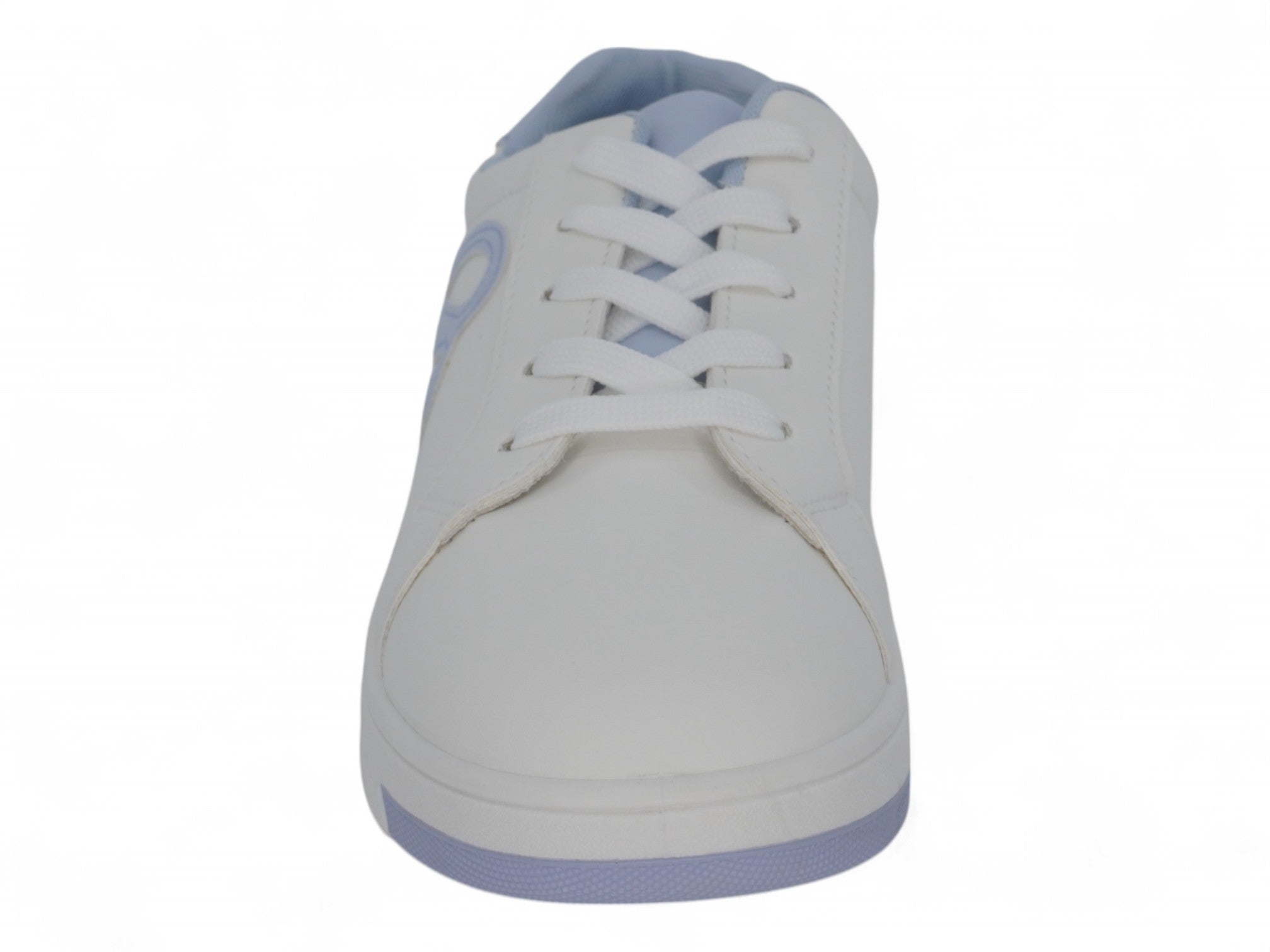 Girls`  Blue B Low Top Court Sneaker