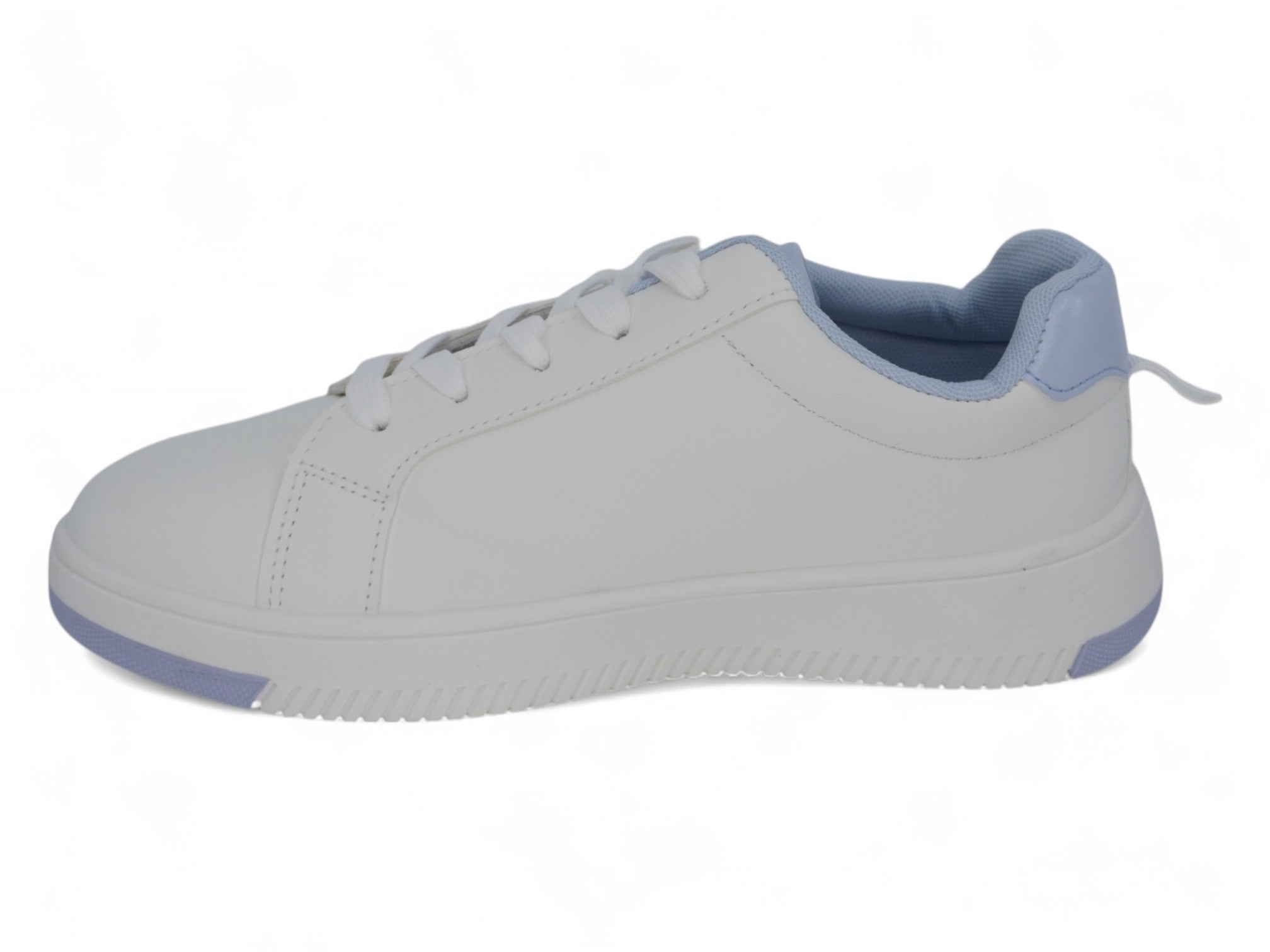 Girls`  Blue B Low Top Court Sneaker