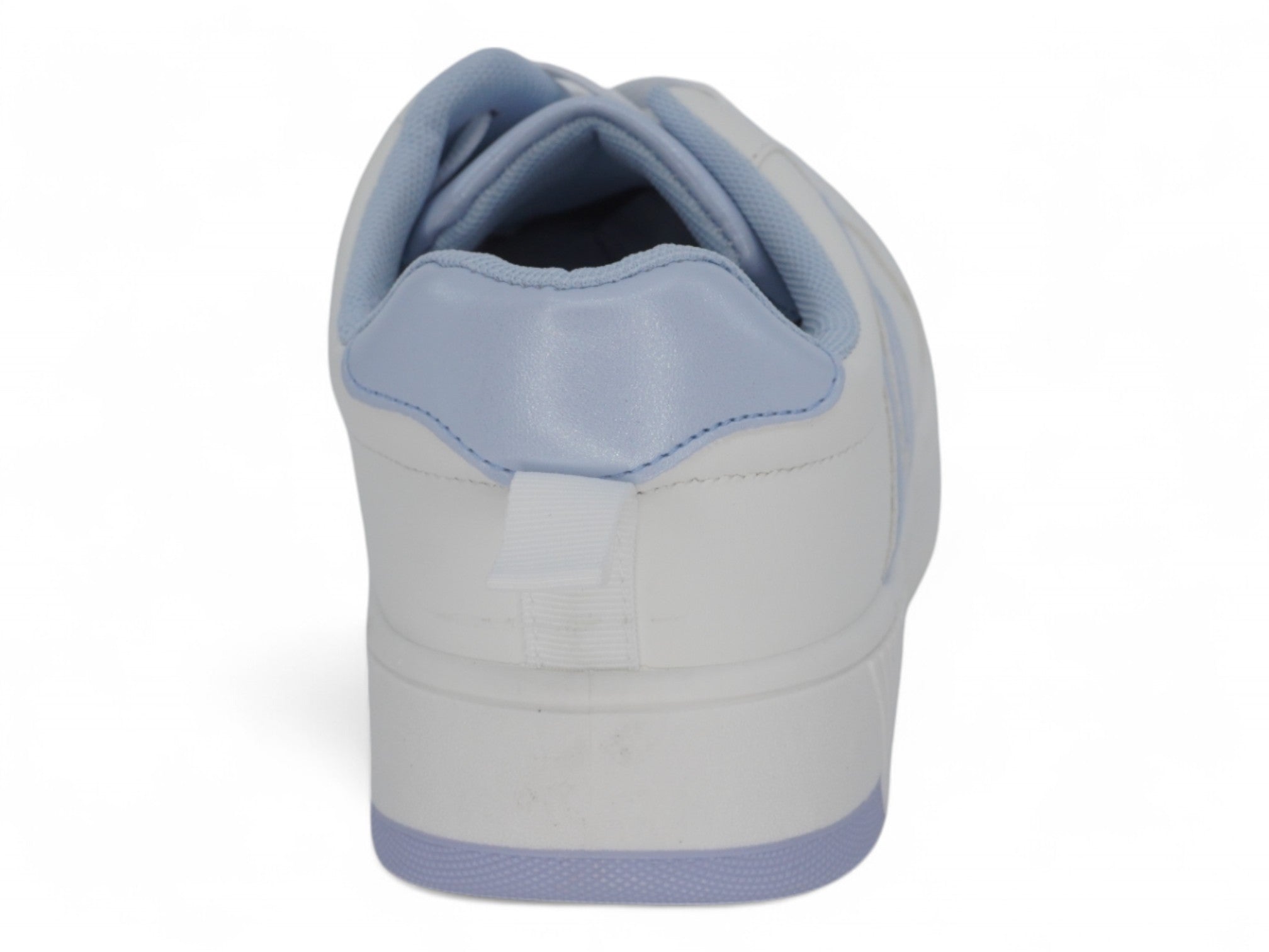 Girls`  Blue B Low Top Court Sneaker