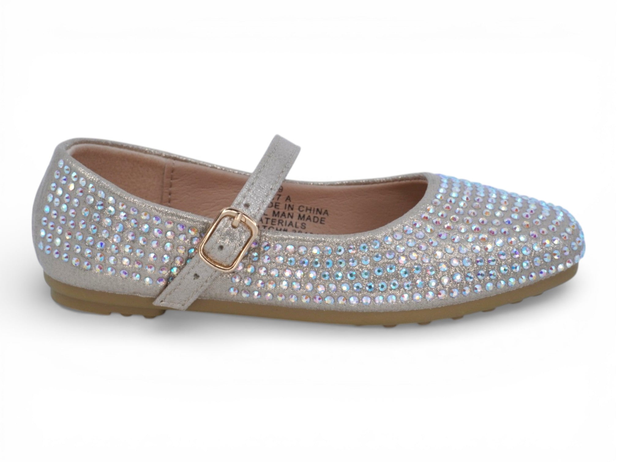 Girls` Gold Goldi Flat