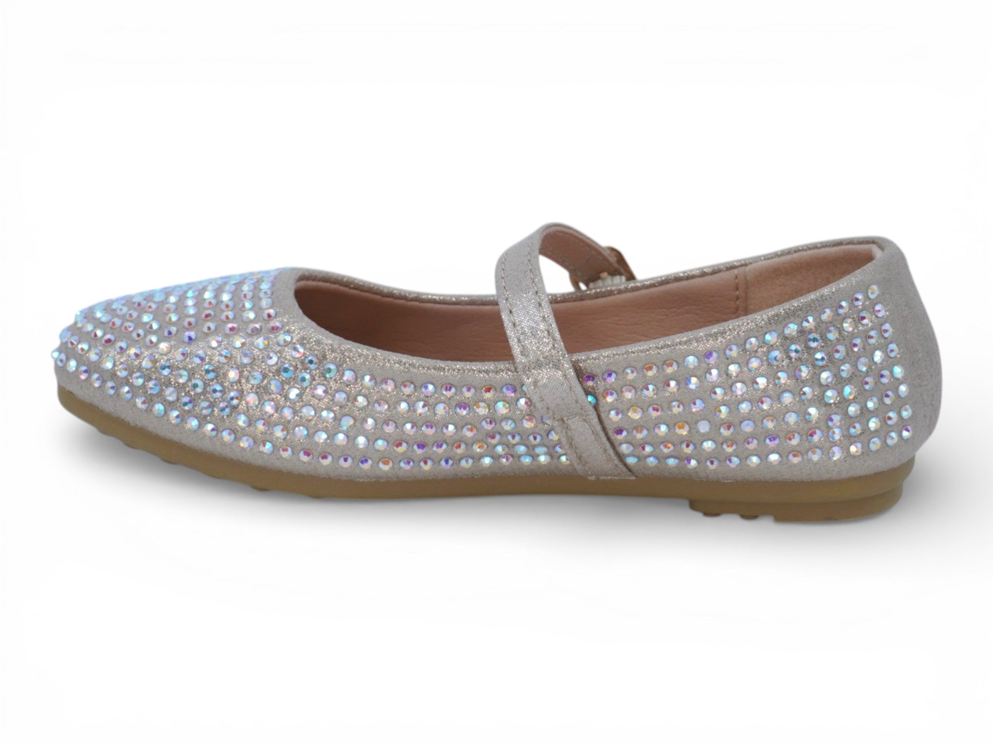 Girls` Gold Goldi Flat