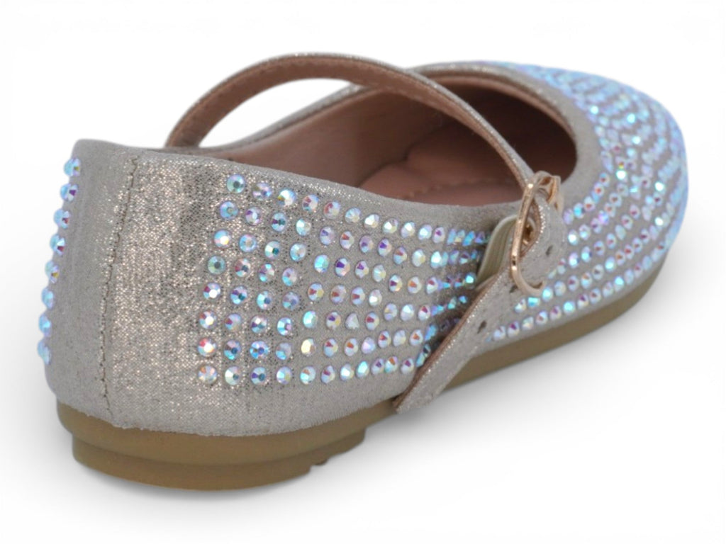 Girls` Gold Goldi Flat