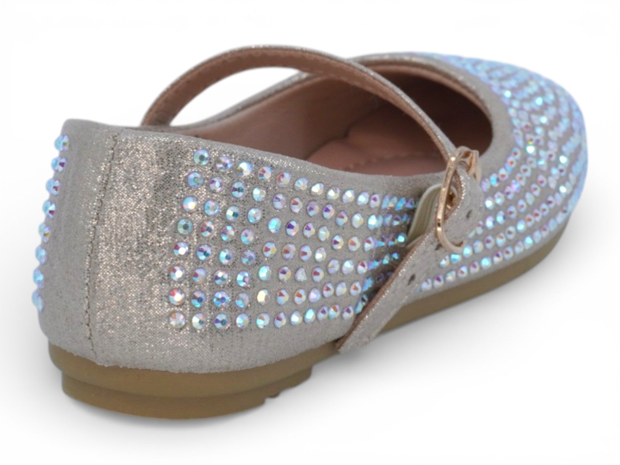 Girls` Gold Goldi Flat