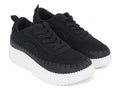 Women`s Black Charleigh Platform Sneaker