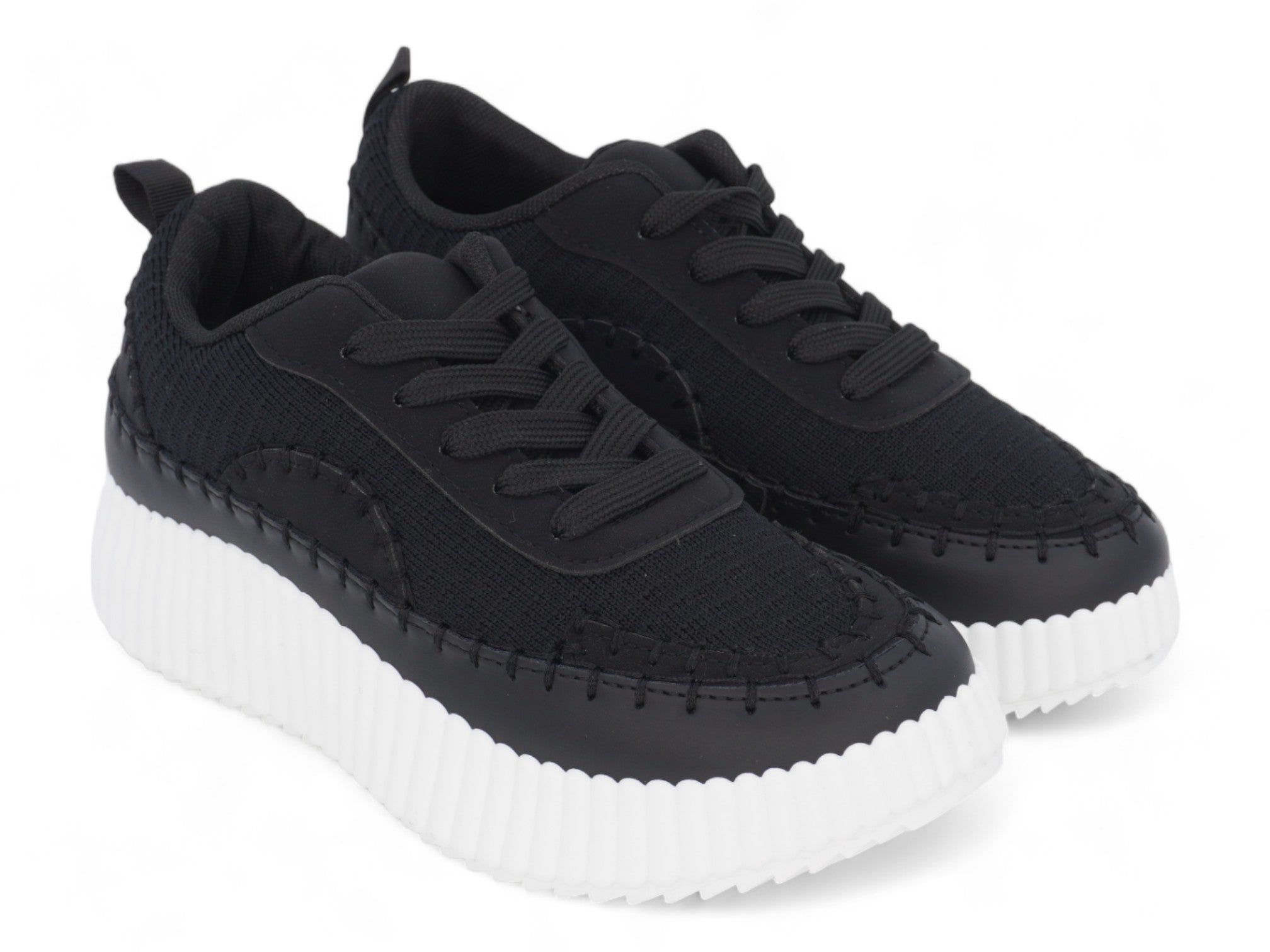 Women`s Black Charleigh Platform Sneaker