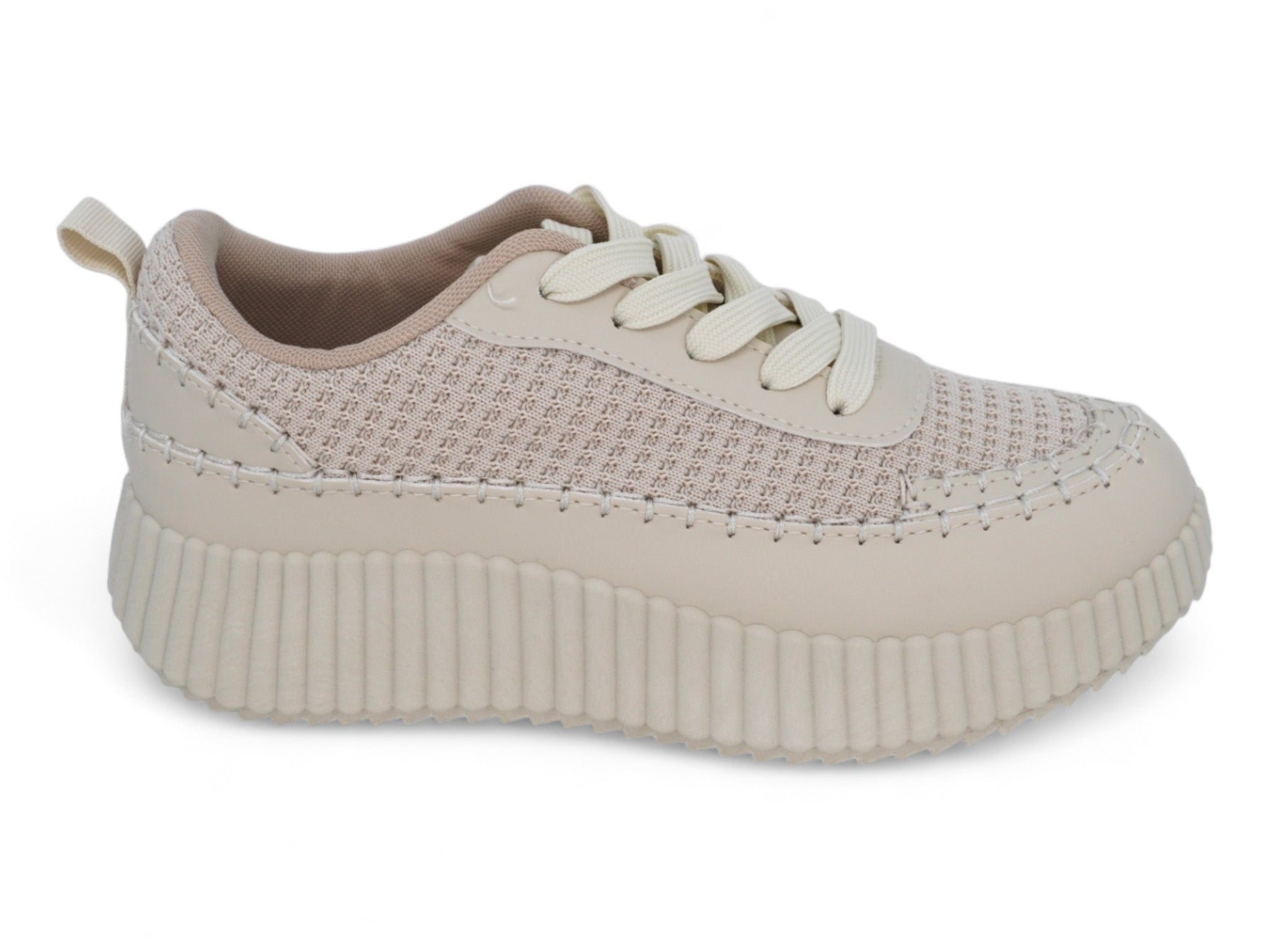 Women`s Cream Charleigh Platform Sneaker