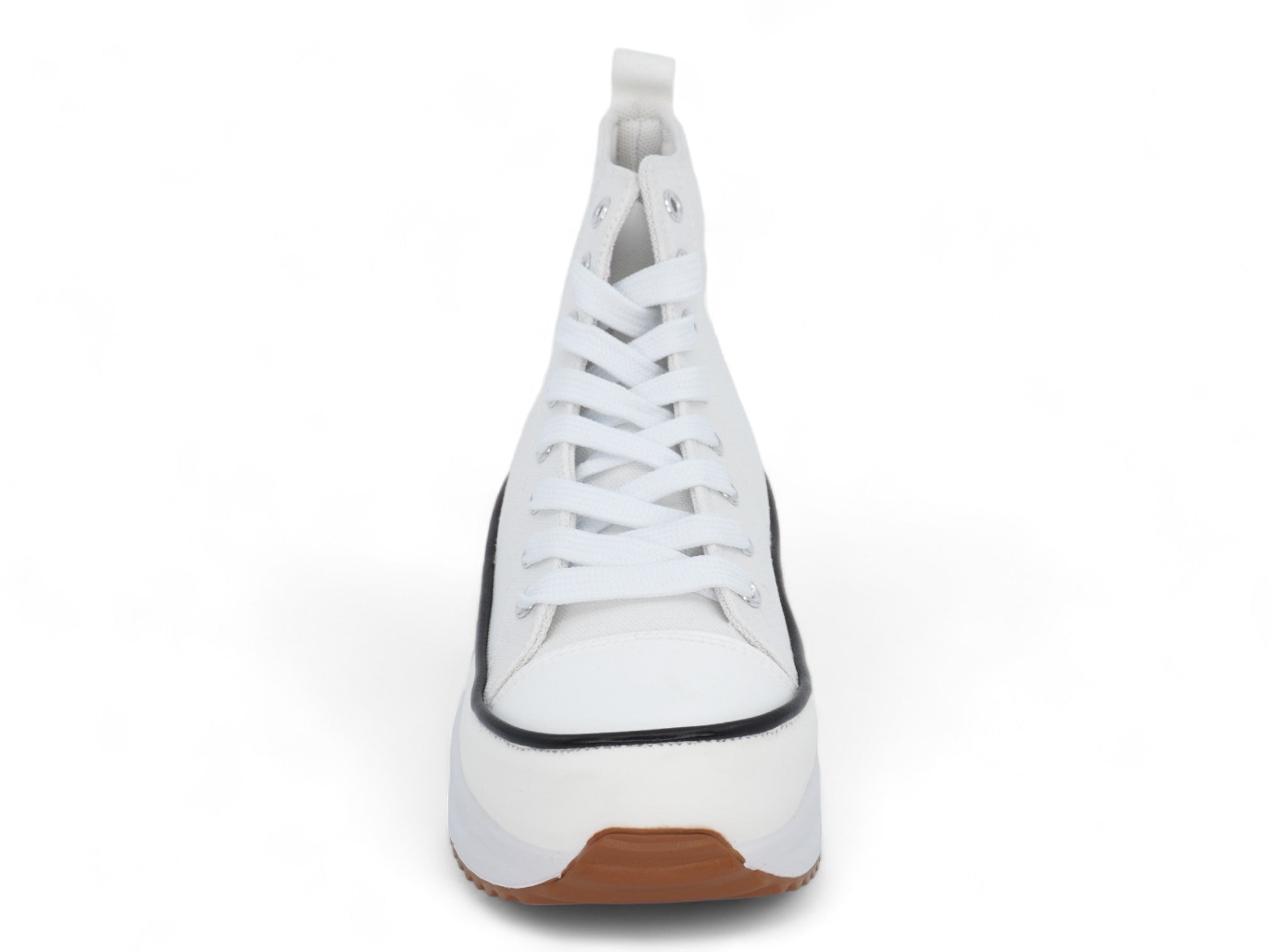 Women`s White Simone High Top Sneaker