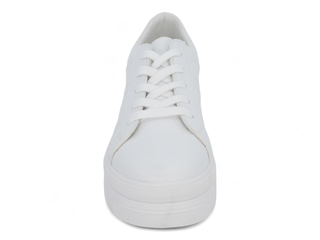 Women`s White Bobbie Platform Sneaker