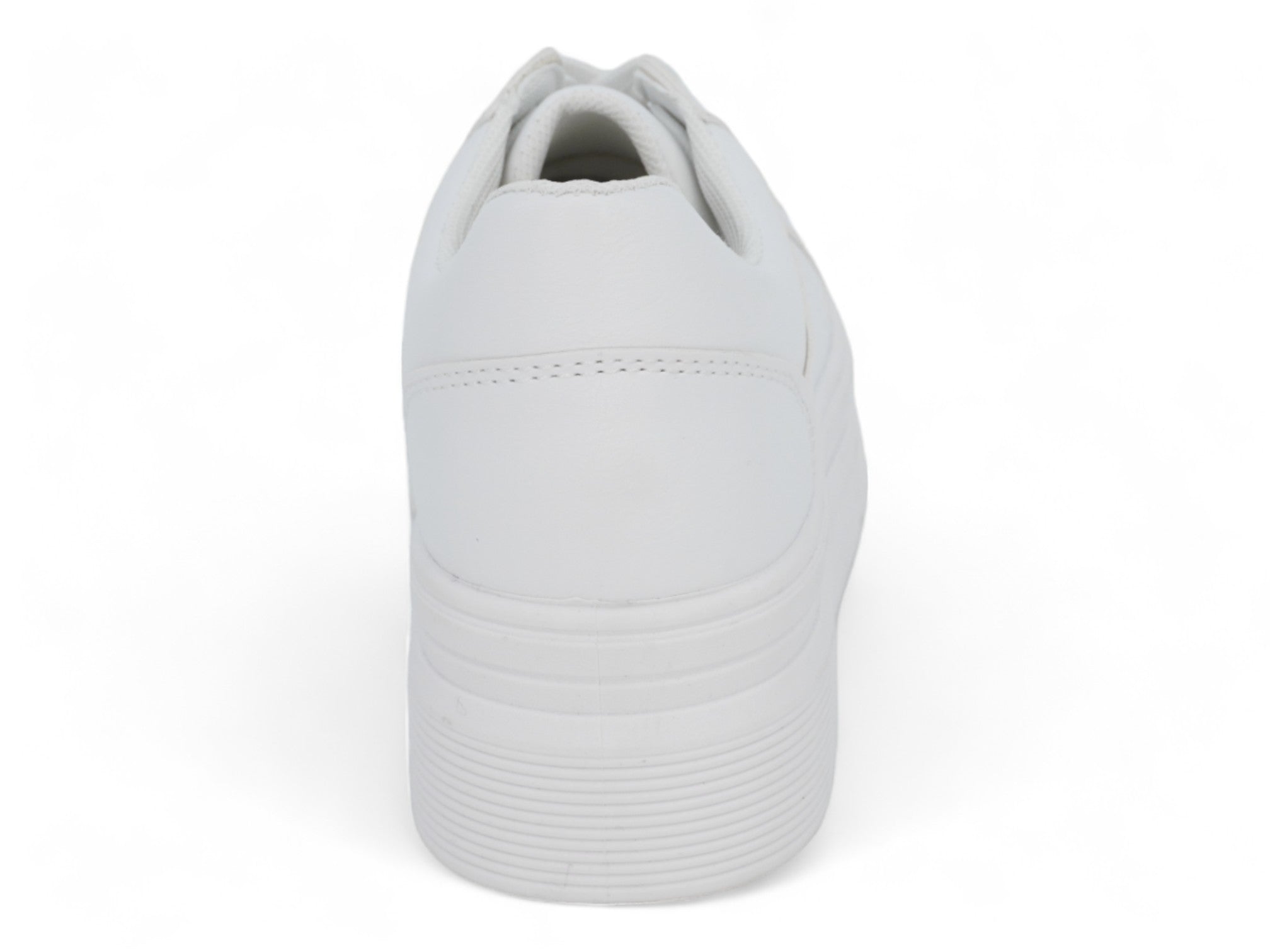 Women`s White Bobbie Platform Sneaker