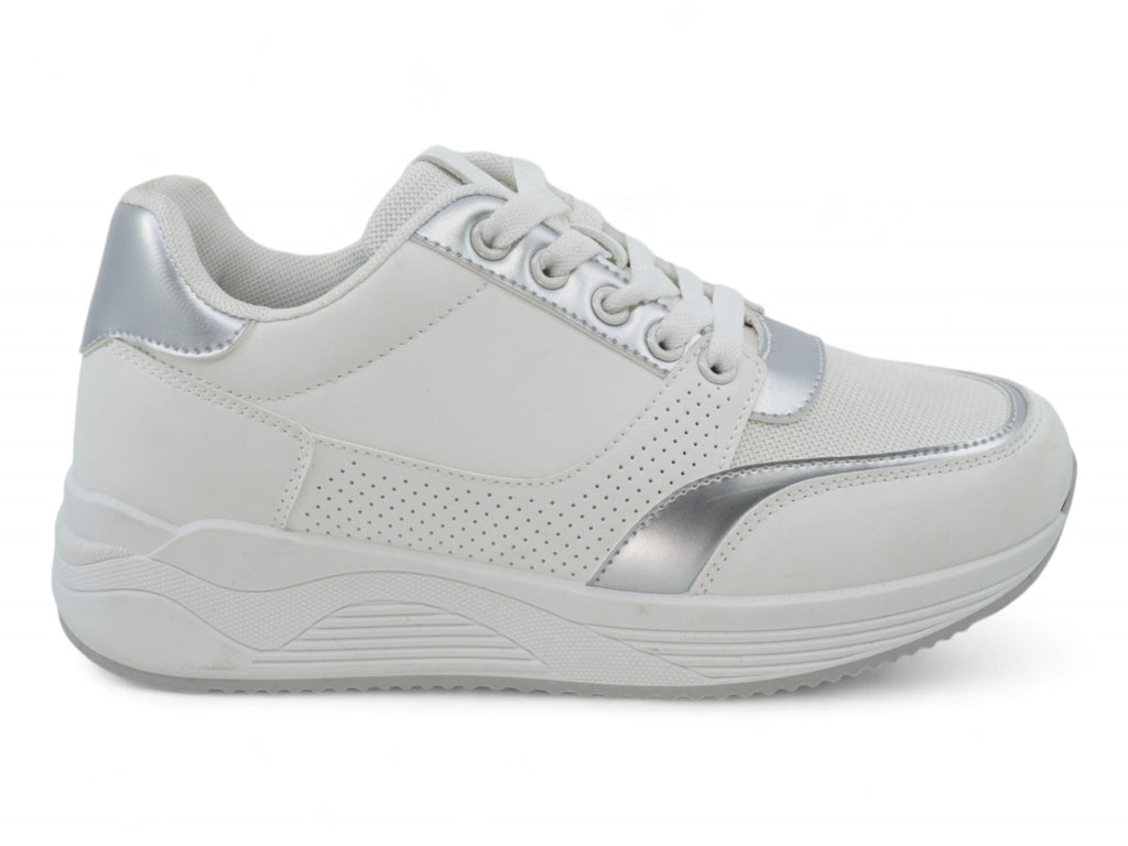 Women`s White Caleigh Sneaker