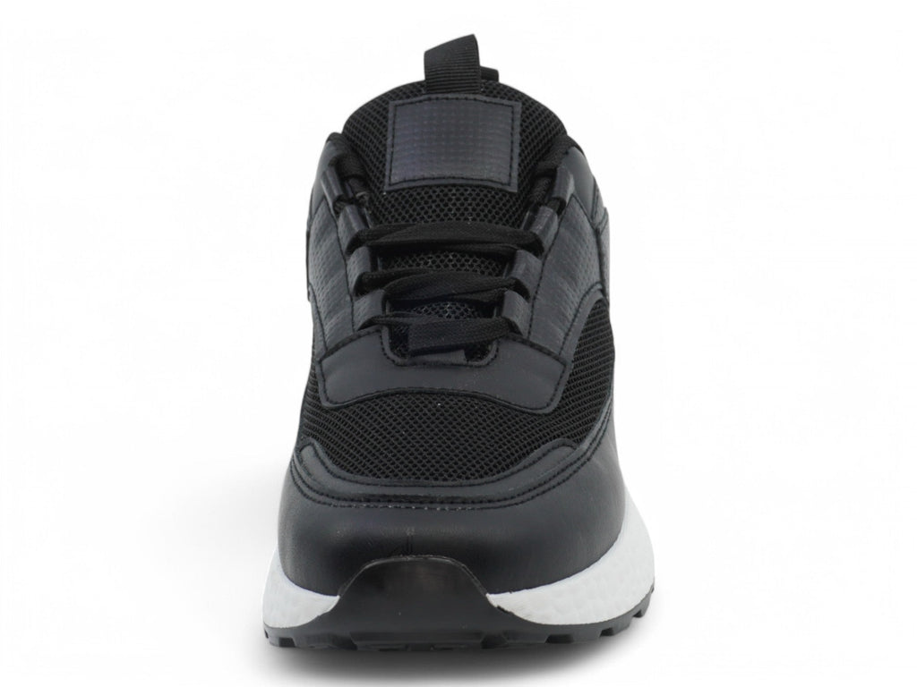 Women`s Black Mesh Sporty Sneaker