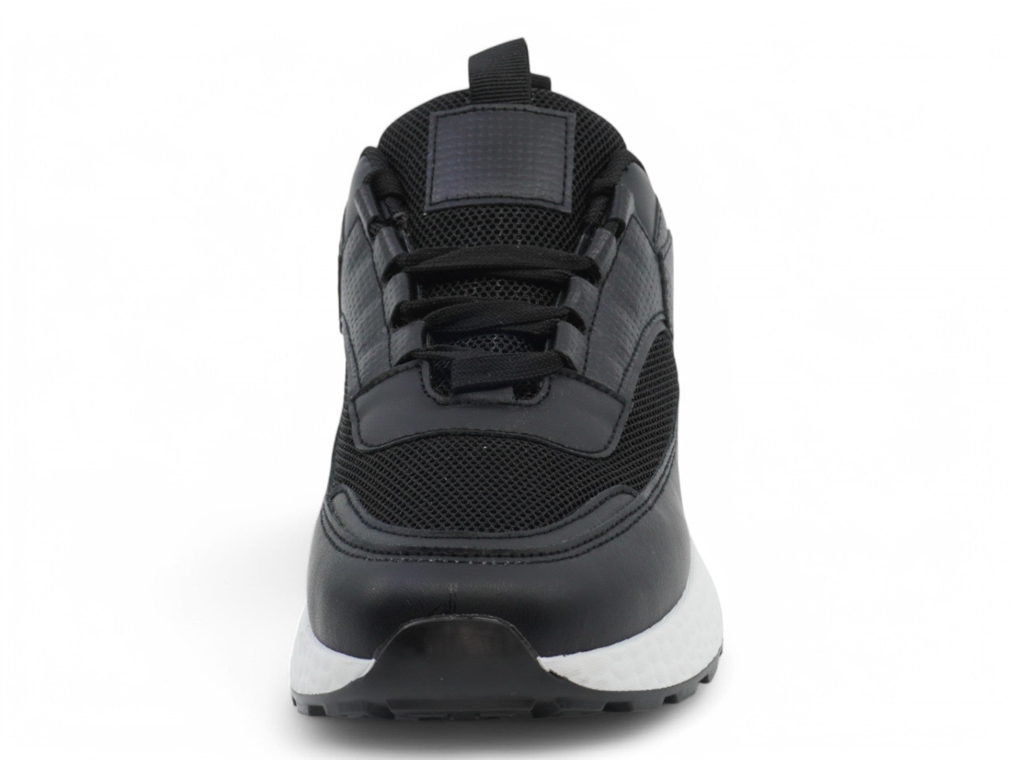 Women`s Black Mesh Sporty Sneaker