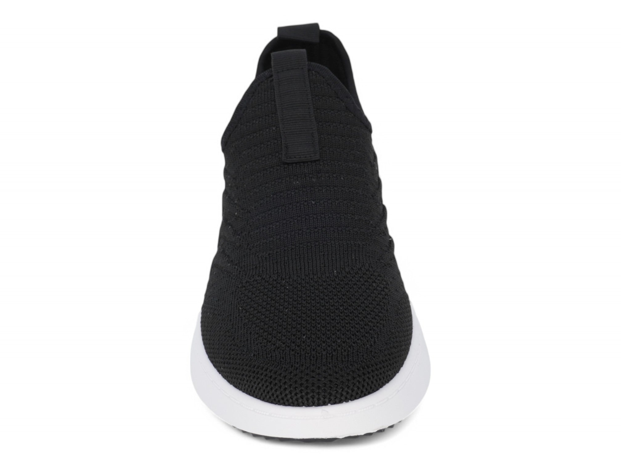 Women`s Black High Rise Slip On Sneaker