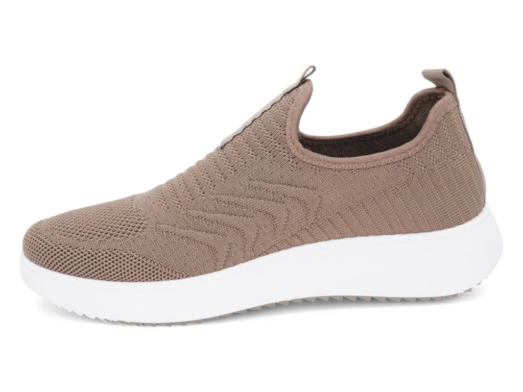 Women`s Taupe High Rise Slip On Sneaker