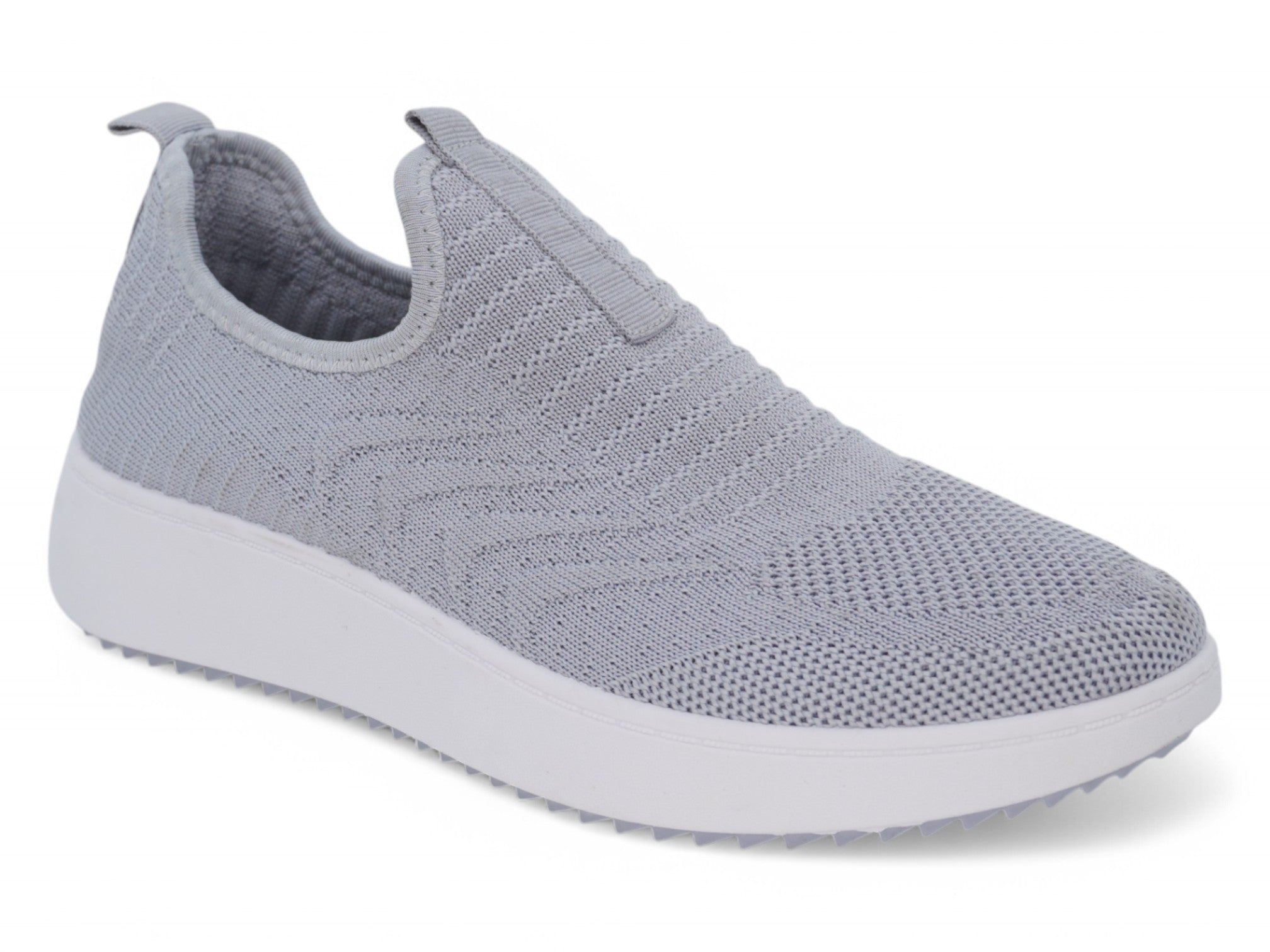 Women`s Gray High Rise Slip On Sneaker
